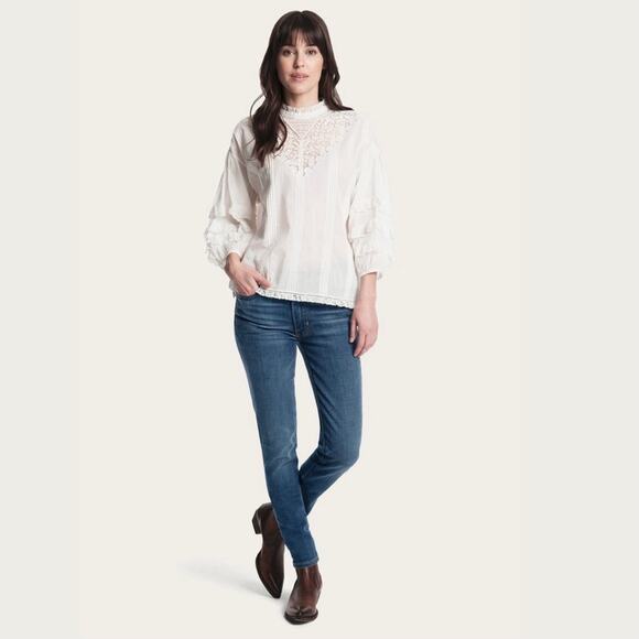 Frye Addie Skinny Denim Jeans Womens 4 Blue Mid-Rise Minimalist Casual Staple - Picture 11 of 14